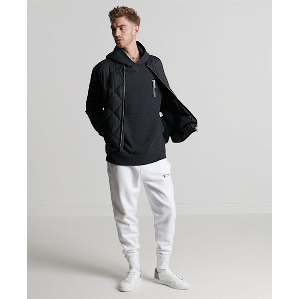 Superdry Hættetrøje Studios Rcycl Micro Side Sort XS-S Mand