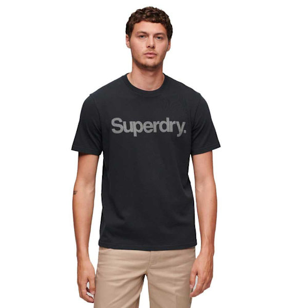Superdry Core Logo City Lyhythihainen T-paita Musta 2XL Mies