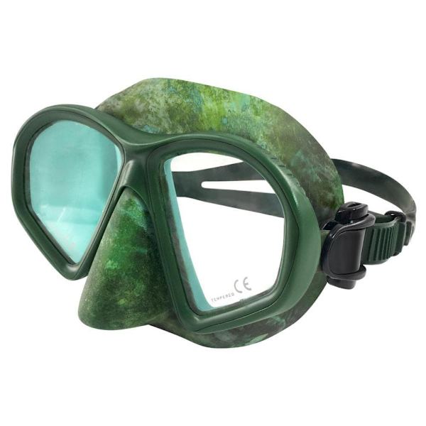 Tecnomar Spydfiskermaske Camo Grøn