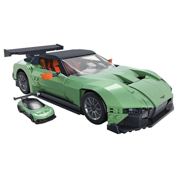 Mega Bloks Hot Wheels Aston Martin Vulcan Grönt