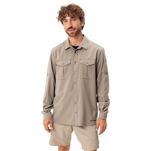 Vaude Lang ærmet Skjorte Rosemoor Ii Beige 3XL Mand
