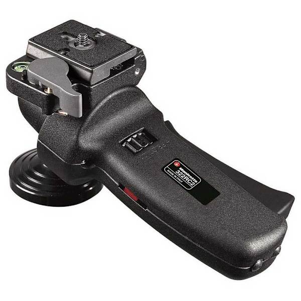 Manfrotto Joystick Grip Ball Head 322rc2 Quick Release 200pl Rc2 Svart