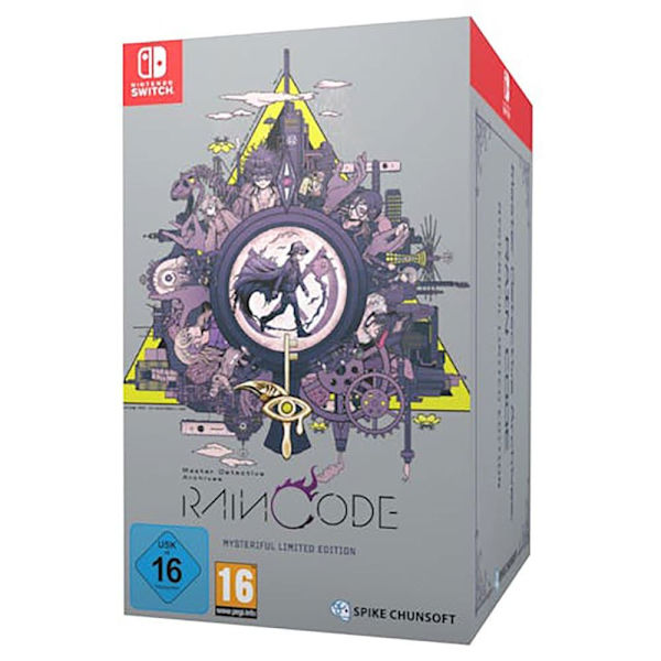 Nintendo Mystisk Begrænset Udgave Switch Master Detective Archives Rain Code Transparent PAL