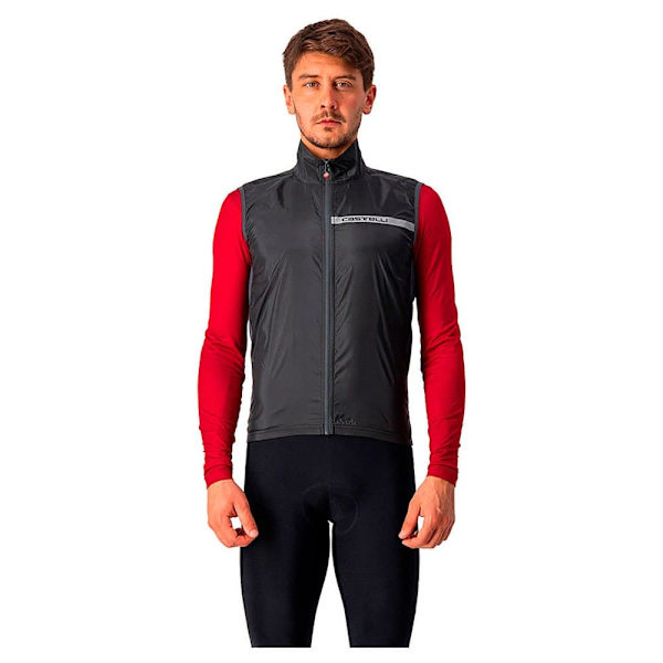 Castelli Gilet Squadra Stretch Musta S Mies