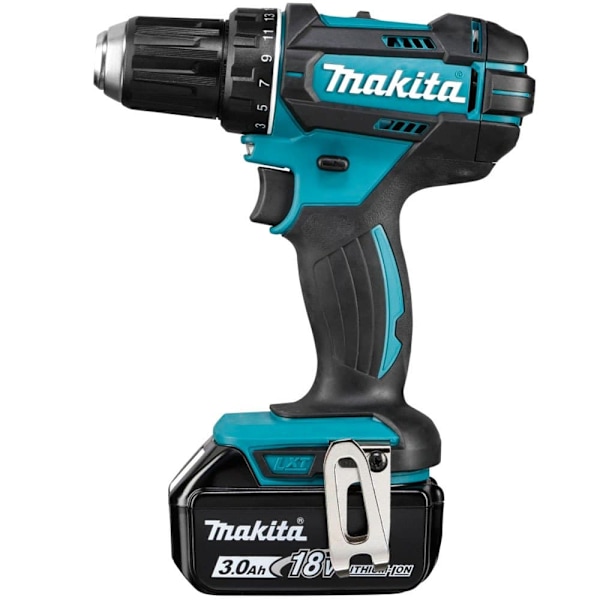 Makita Trådløs Ddf482rfj 18v+2 Bl1830b Blå,Sort