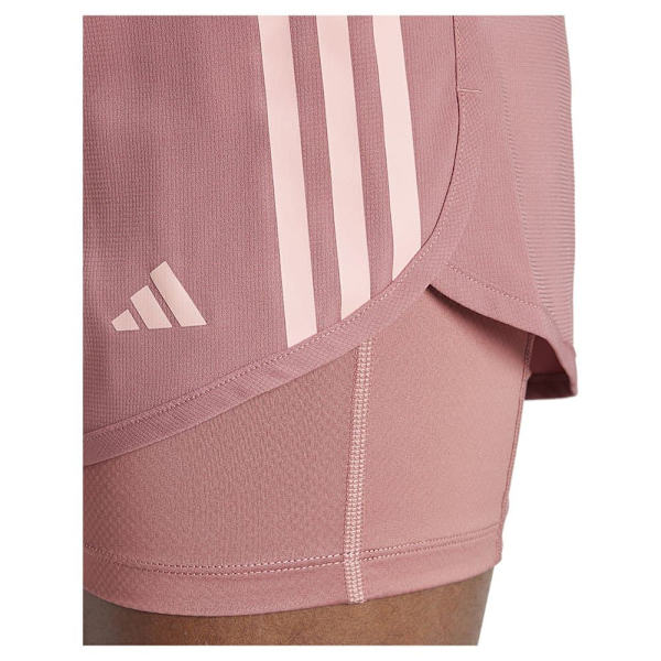 Adidas Own The Run 3 Stripes 2in1 Shortsit  XL Nainen