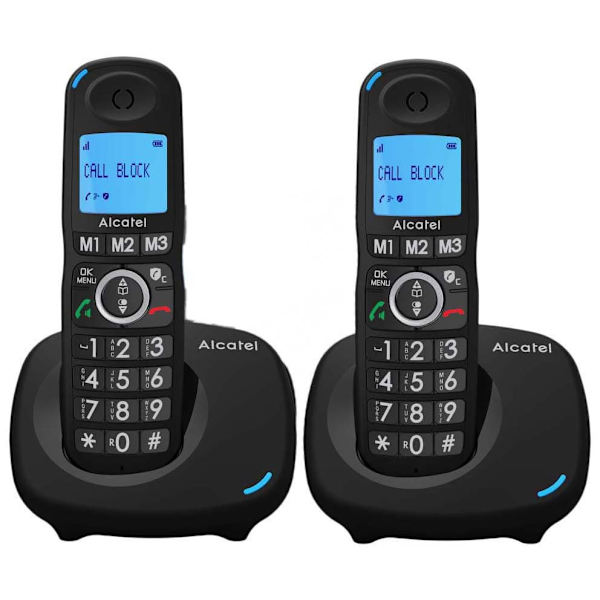 Alcatel Langaton Lankapuhelin Dect Xl535 Duo Musta musta