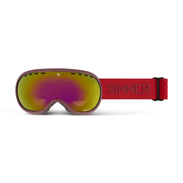 Sinner Vorlage S Skibriller  Double Full Red Mirror Vent/CAT3