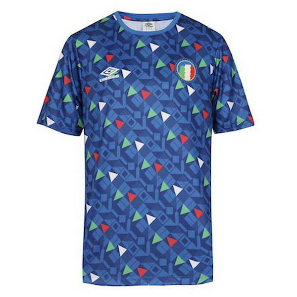 Umbro Lyhythihainen T-paita Italy All Over Print World Cup Monivärinen XL Mies