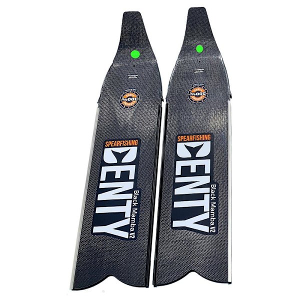 Denty Bløde Erstatningsfinner Black Mamba V2 Sort