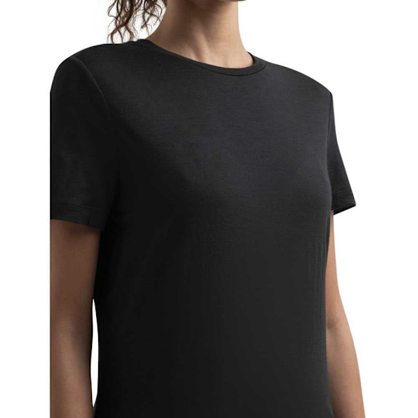 Icebreaker Merino 150 Tech Lite Iii T-shirt Med Korte ærmer Sort L Kvinde