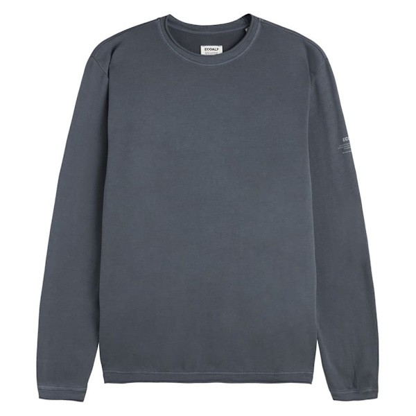 Ecoalf Now T-shirt Med Lange ærmer Blå XL Mand