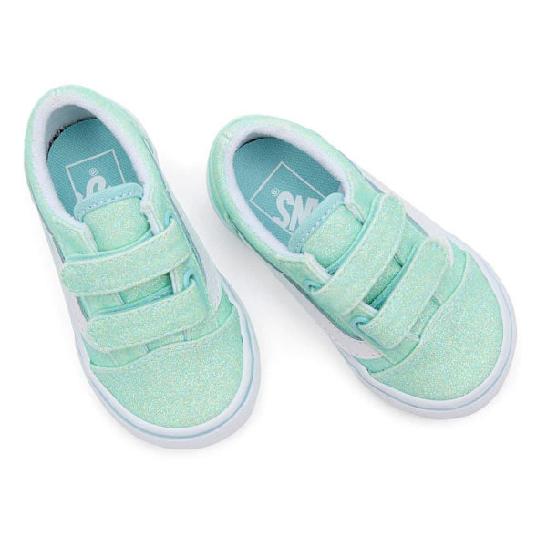 Vans Old Skool V Skor Grönt EU 21 1/2 Pojke