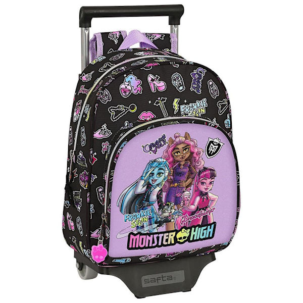 Safta Trolley Taske Monster High Creep 609 W/705 Flerfarvet