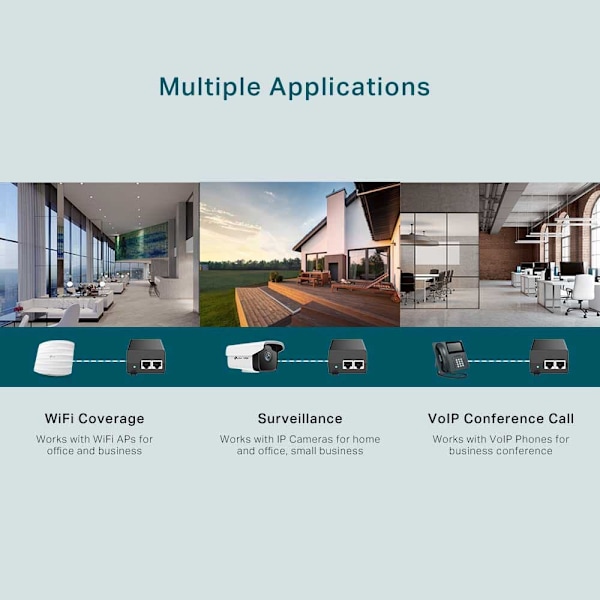 Tp-link Poe+-suutin Tl-poe160s Musta
