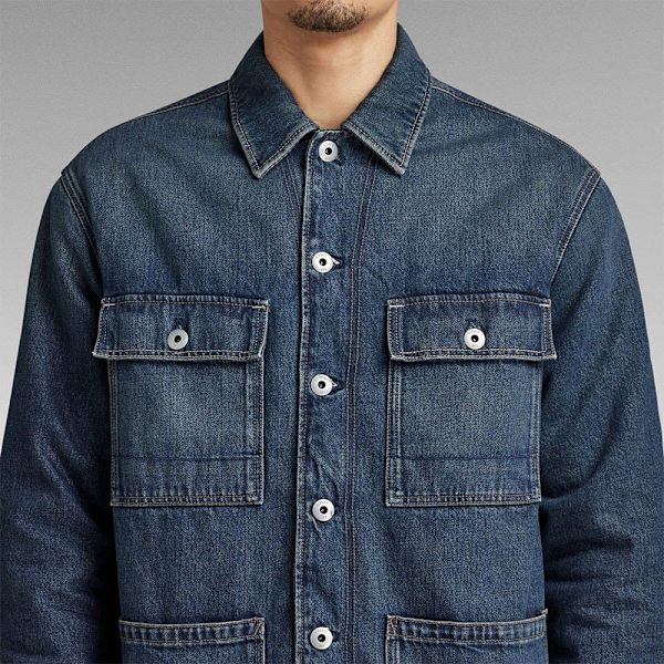G-star Chore Denimjakke Blå L Mand