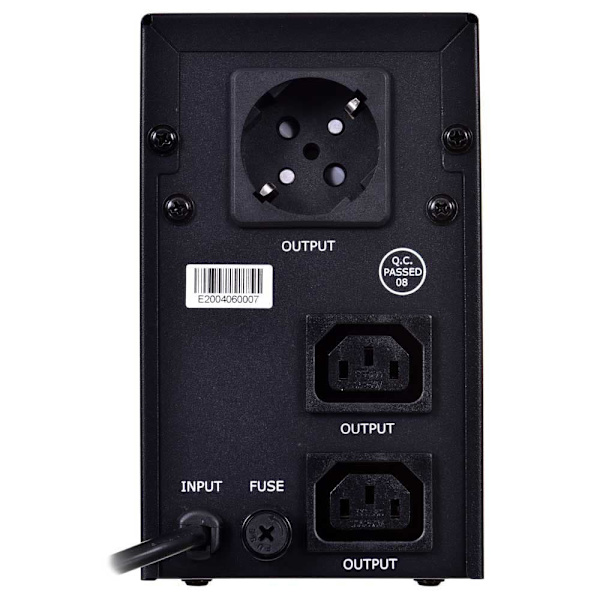 Energenie Udgang Ups Gembird Eg-ups-031 650va 390w 3 Sort EU Plug