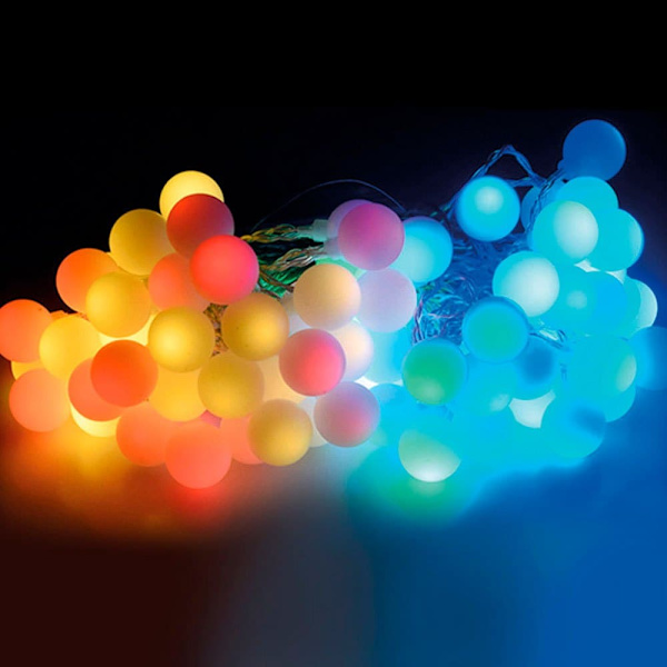 Edm Garland Lys Med 71157 16 M 80 Led´er Flerfarvet