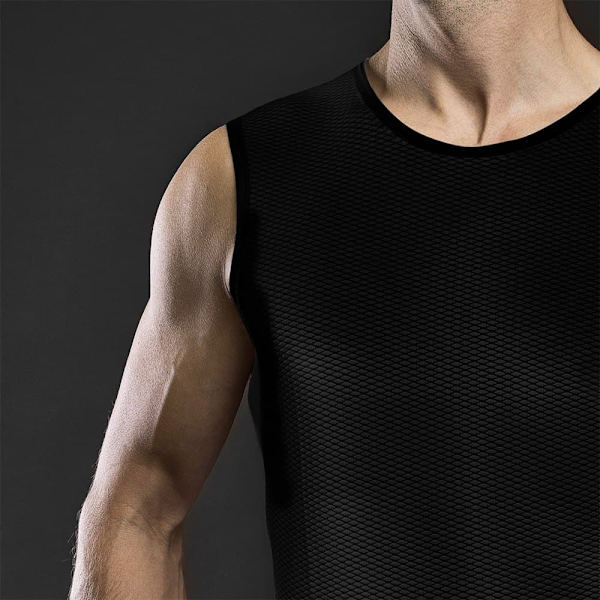 Gripgrab Ultralight Mesh Ärmlös Baslager Svart S Man
