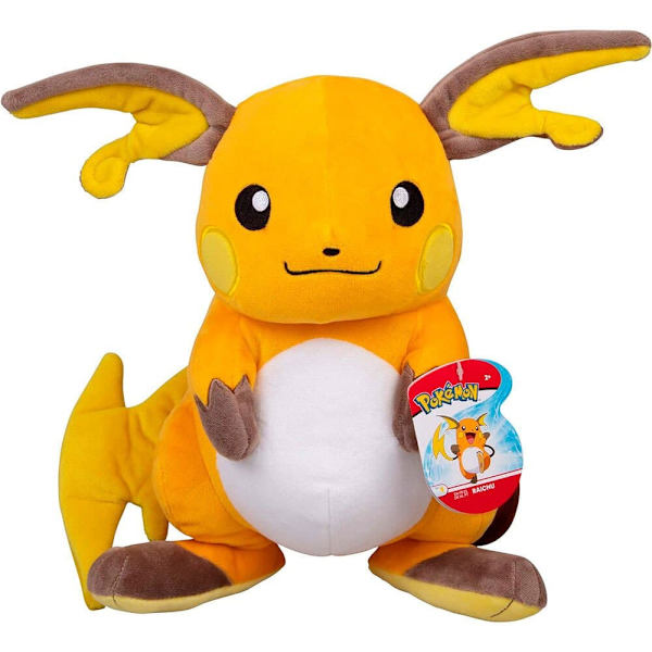 Jazwares Pokémon Raichu Gosedjur 25 Cm Gul