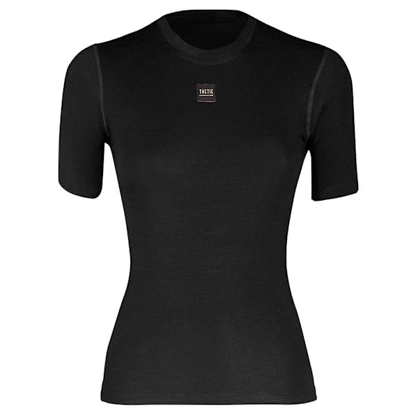 Tactic Merino Kortærmet Baselayer Sort S Kvinde