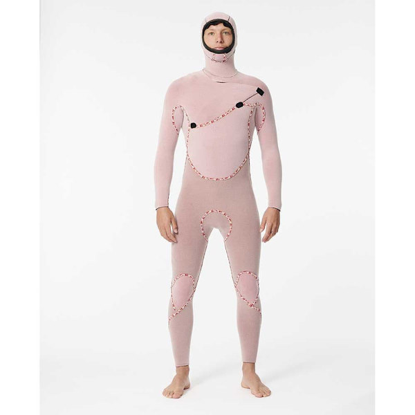 Rip Curl Langærmet Neoprendragt Med Brystlynlås Flashbomb 5/4 Mm Sort LS