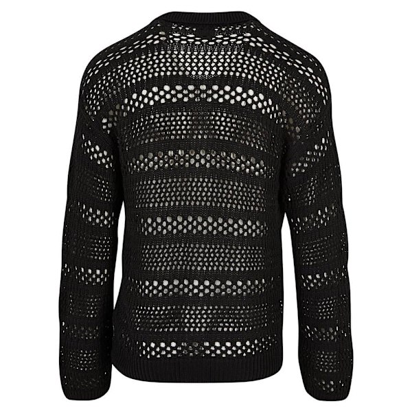 Urban Classics Croche Cardigan Sort XL Mand