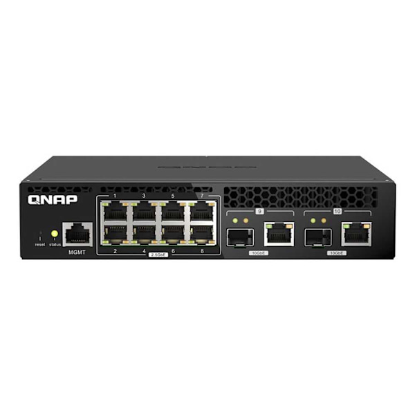 Qnap Kontakt Qsw-m2108r-2c Sort Sort