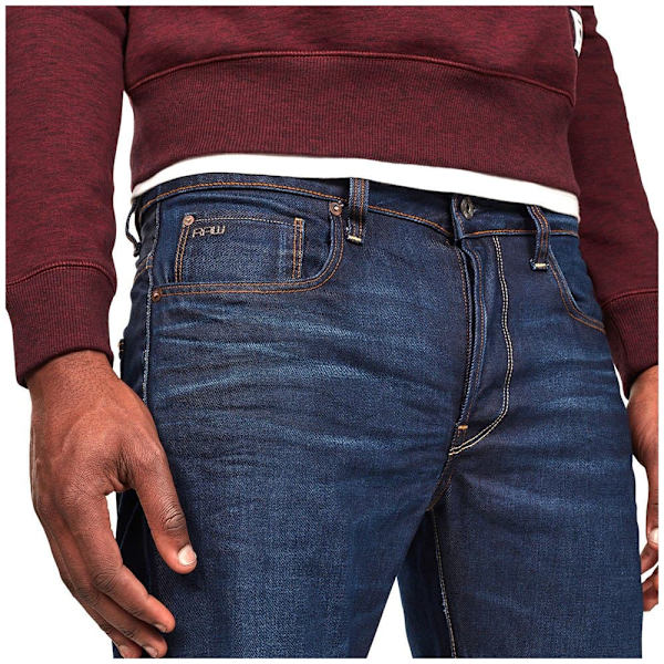 G-star 3301 Straight Jeans Blå 36 / 32 Man
