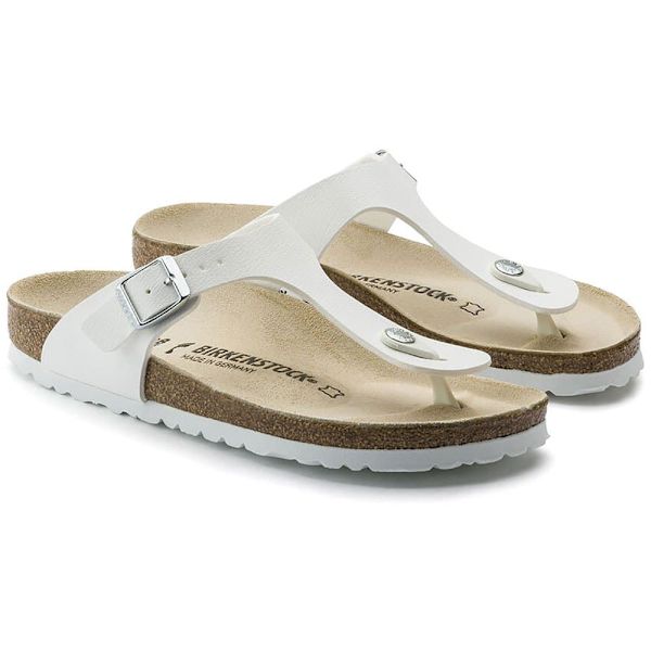 Birkenstock Giez Birko-flor Sandaler Vit EU 43 Kvinna