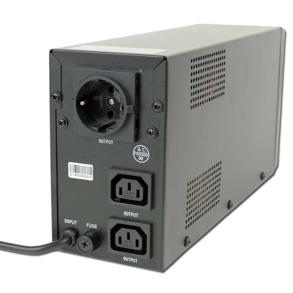 Energenie Udgang Ups Gembird Eg-ups-031 650va 390w 3 Sort EU Plug