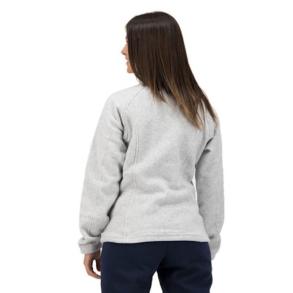 Columbia Fleece Med Huva Benton Springs Grå L Kvinna