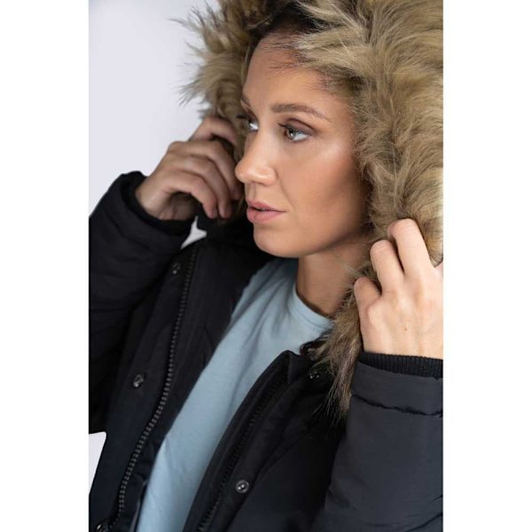 Lonsdale Takki Kimmeridge Musta 2XL Nainen