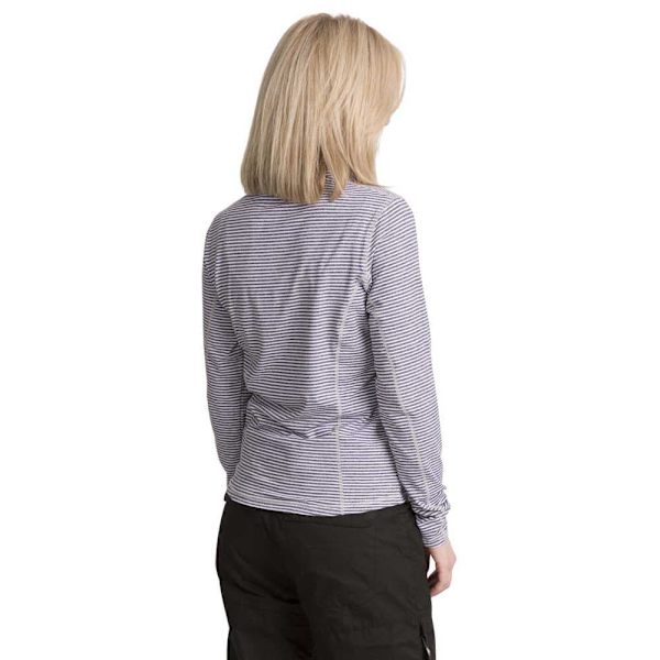 Trespass Overjoy T-shirt Med Lång ärm Blå 2XL Kvinna