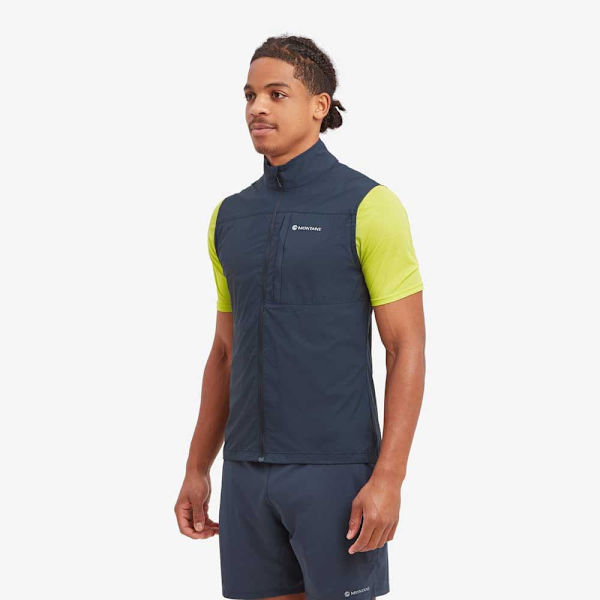 Montane Featherlite Windproof Väst Blå S Man