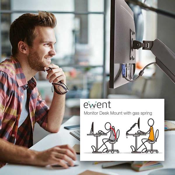 Ewent Skærmstativ Ew1515 13-27´´ Max 6.5kg Sort