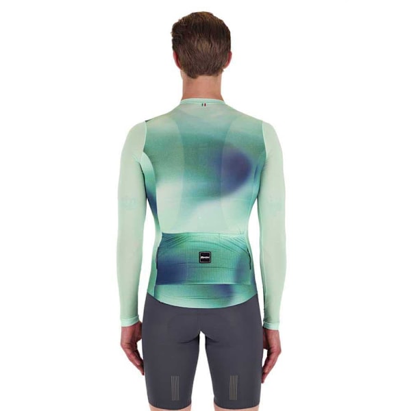 Santini Ombra Eco Sleek Långärmad Trikå Grönt L Man