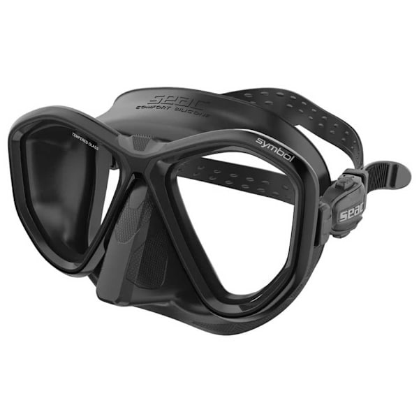 Seacsub Maske Symbol Black Sort