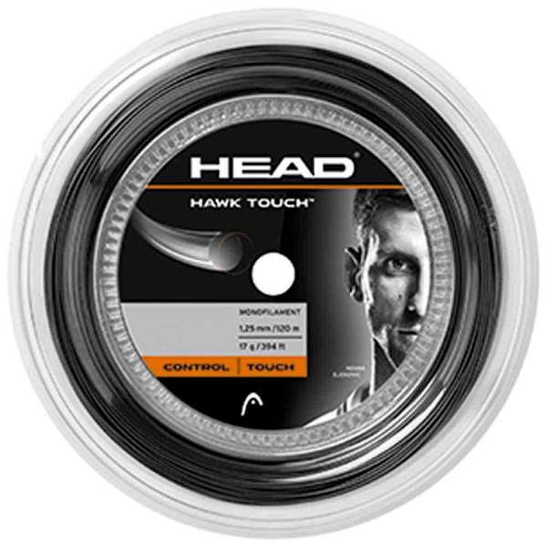 Head Racket Tennis Hjulsnor Hawk Touch 120 M Sort 1.30 mm