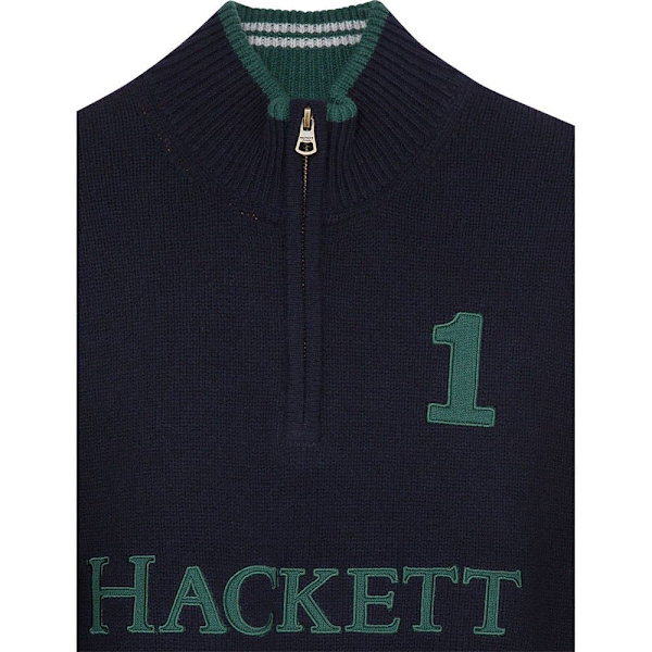 Hackett Hm703226 Halv Dragkedja Tröja Blå 2XL Man