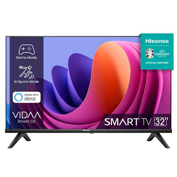 Hisense 32-tommer 32a4n Hd Led-tv  Europe PAL Sort