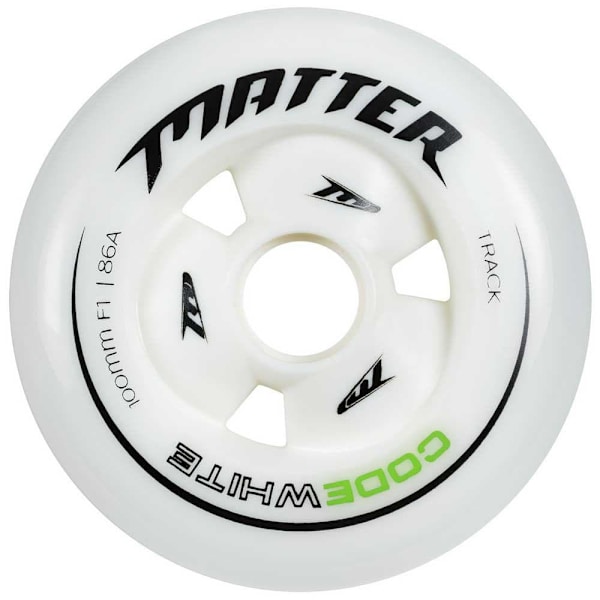 Matter Wheels Hjul Code F1 Hvid 100 mm