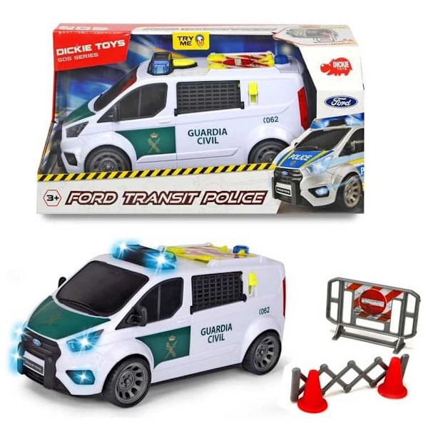 Dickie Toys Purgon Civilgarde Dickie Sos 38 Centimeter Silver