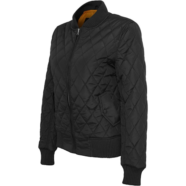 Urban Classics Parka Diamond Sort S Kvinde