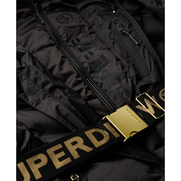 Superdry Luxe Jakke Sort M Kvinde