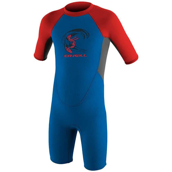 O´neill Wetsuits Ryg Zip Suit Junior Reactor Spring 2 Mm Blå 3