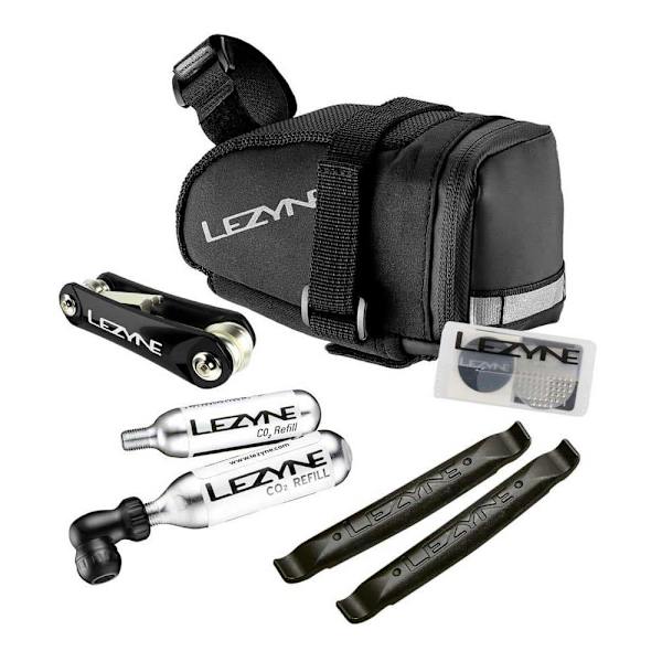 Lezyne Værktøjs Sadeltaske Medium Caddy Co2 Kit Sort