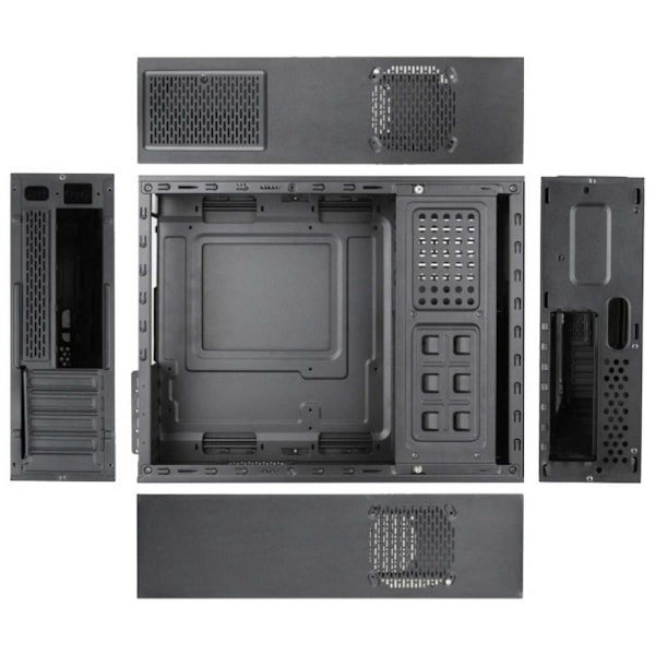 Tooq Tower Box Tqc-3005u3 Mini-itx/m-atx Slim Musta