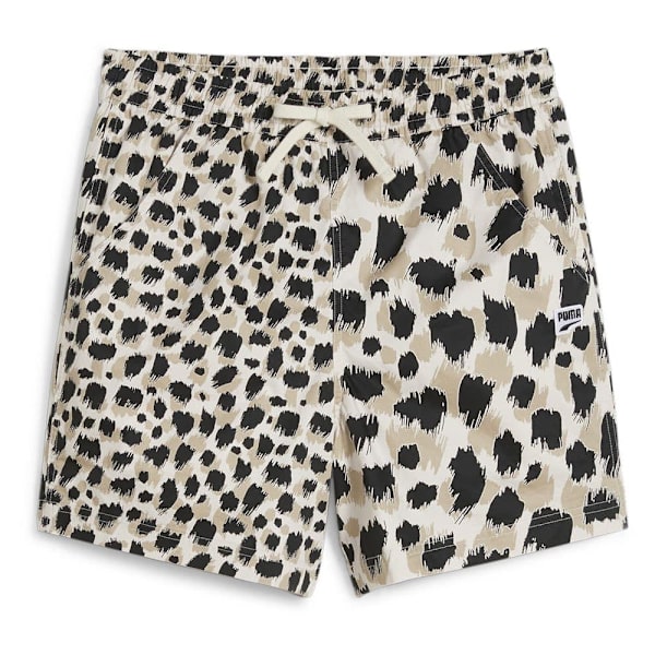 Puma Downtown Sports Shorts Beige S Kvinde