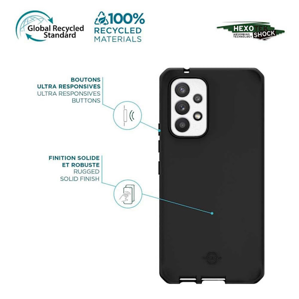 Mobilis Spectrumphone Galaxy A33-telefonfodral Svart
